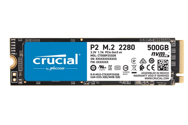 Disco SSD CRUCIAL P2 500GB M2 (Ref. 7.220)